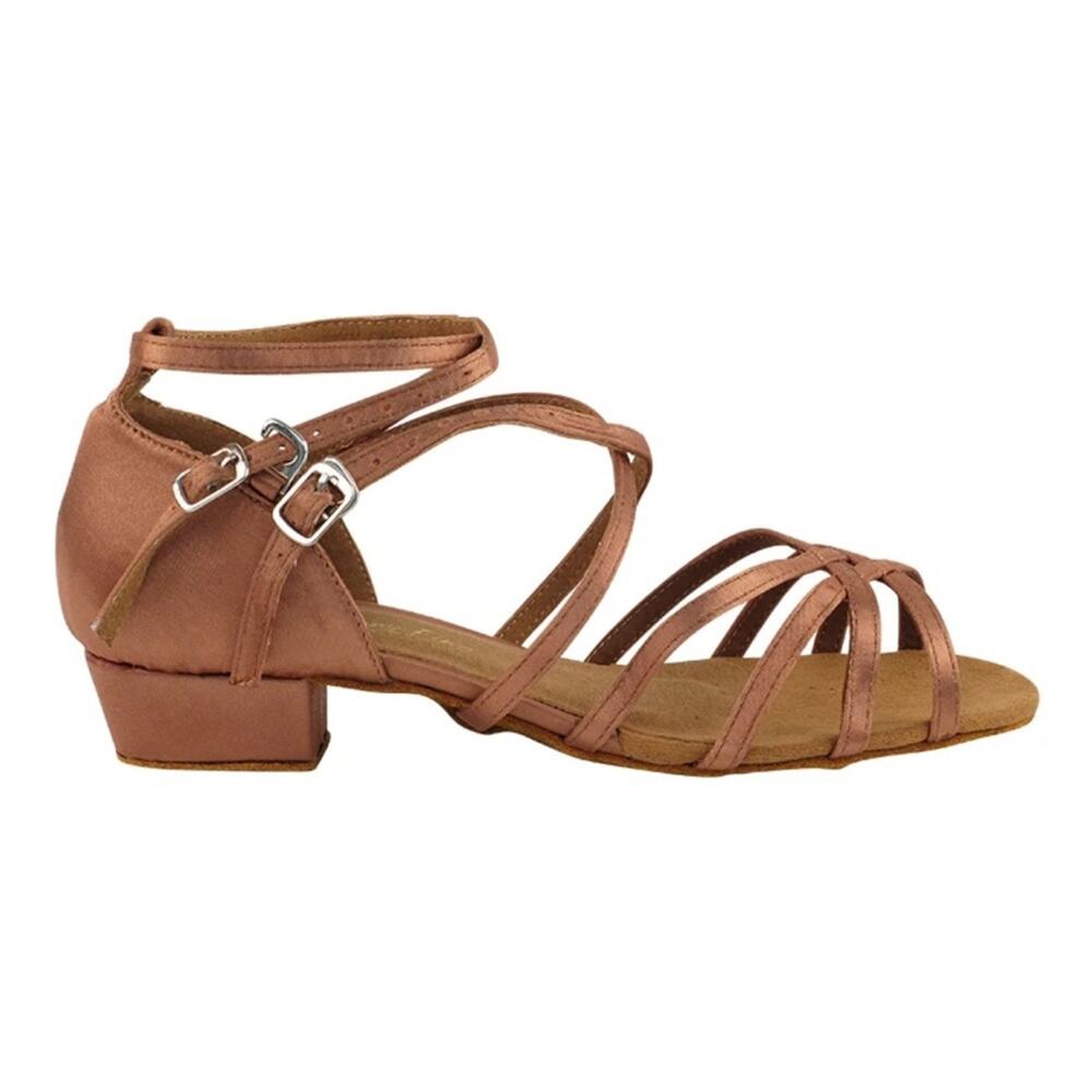 Very Fine Women's West Coast Swing Salsa Ballroom Dance Shoes 1 inch heel SZ 9